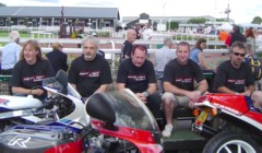 Nervously awaiting showtime...